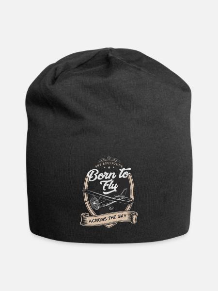 Born to Fly - Across the Sky - T-Shirt - Jersey-Beanie - Schwarz