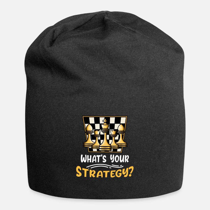 Chess player Chess master chess - Jersey Beanie - black