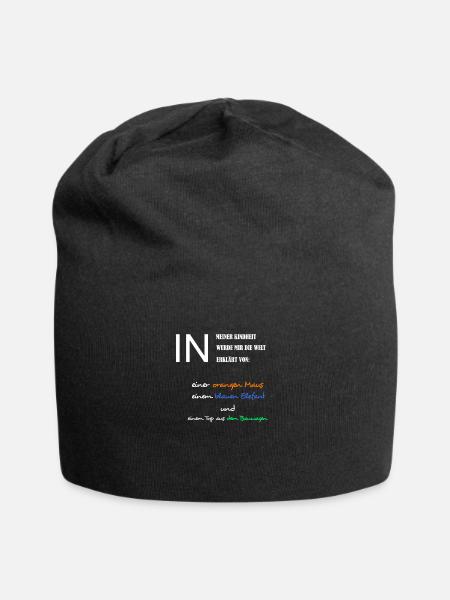Kind der 90er 90er Jahre - Jersey-Beanie - Schwarz