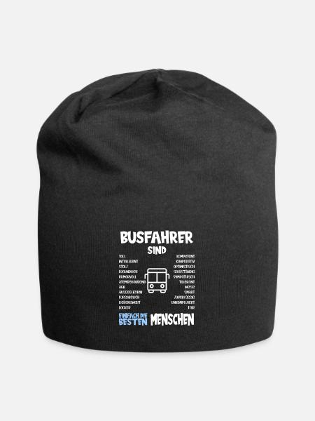 Busfahrer sind die besten Menschen Geschenk - Jersey-Beanie - Schwarz