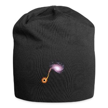 Black Hole Milky Way Galaxy Universe - Jersey Beanie - black - Front