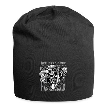 Der nordische Gott der Ungeduld Spaß Hammersbald - Jersey-Beanie - Schwarz - Vorne