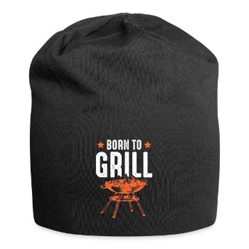 born to grill - Jersey-Beanie - Schwarz - Vorne