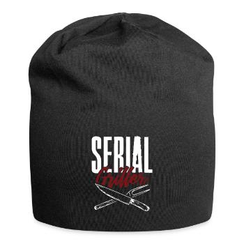 serial griller - Jersey Beanie - black - Front