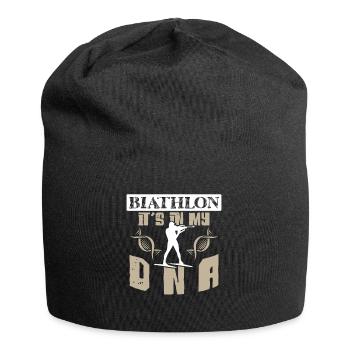 biathlon - Bonnet en jersey - noir - Devant