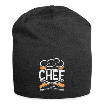 chef kochen - Jersey-Beanie - Anthrazit - Vorne