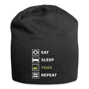 Manger Sleep Tank Repeat Tank Militaire - Bonnet en jersey - noir - Devant