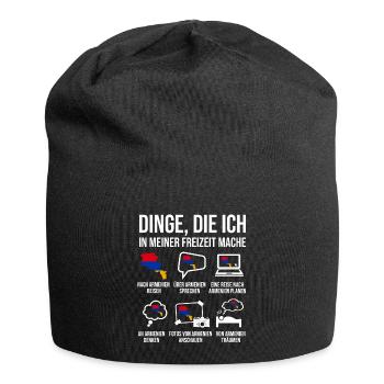 Armenien Spruch Heimatland Armenier - Jersey-Beanie - Schwarz - Vorne