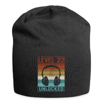 Joueur 22e anniversaire Joueur - Bonnet en jersey - noir - Devant