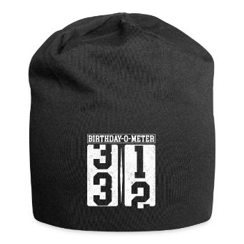 Birthday-O-Meter 32 Happy 32nd Birthday Celebrant - Jersey Beanie - black - Front