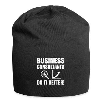 Business Consultants Do It Better - Jersey-Beanie - Schwarz - Vorne