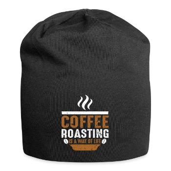 Coffee Roasting Is A Way Of Life - Jersey Beanie - black - Front