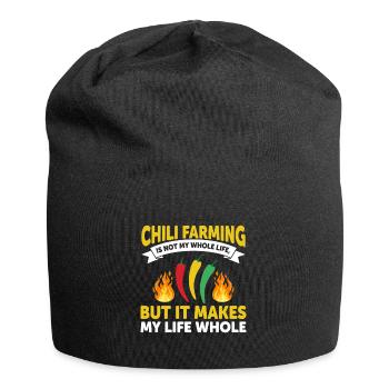 Chili Farming Is Not My Whole Life - Jersey Beanie - black - Front