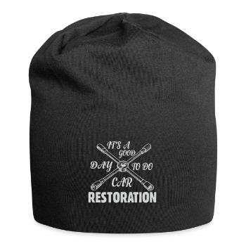 It Is A Good Day To Do Car Restoration - Jersey Beanie - black - Front