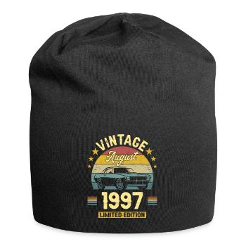 Vintage Août 1997 25 Ans Anniversaire - Bonnet en jersey - noir - Devant