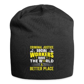 Criminal Justice Social Workers - Jersey Beanie - black - Front