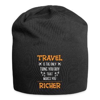 Voyage Voyage Escapade Vacances Touriste - Bonnet en jersey - noir - Devant
