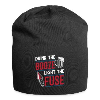 USA Beer Lovers July 4 Fireworks Director - Jersey Beanie - black - Front