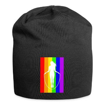 Jumping Rope Jumping Rope Jumping Sticker Shirt - Jersey Beanie - black - Front