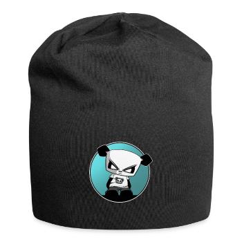 Gaming Panda Gangsta Panda funny cute cool - Jersey Beanie - black - Front