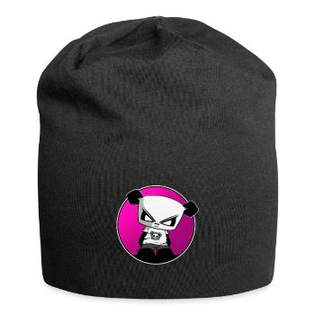 Gaming Panda Gangsta Panda funny cute cool - Jersey Beanie - black - Front