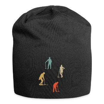 Krocket - Jersey-Beanie - Schwarz - Vorne
