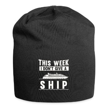 Kreuzfahrtschiff Woche Lustige Kreuzfahrt Urlaub - Jersey-Beanie - Schwarz - Vorne