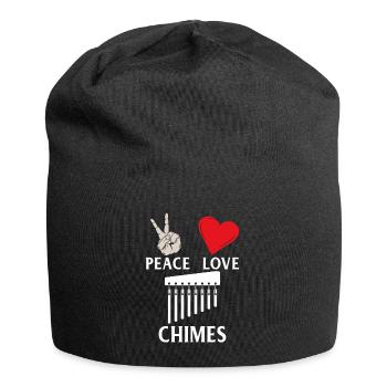 Chimes Music Instrument Bell instrument - Jersey Beanie - black - Front