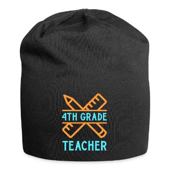 4e année Enseignante éducatrice École de formation à l’emploi - Bonnet en jersey - noir - Devant