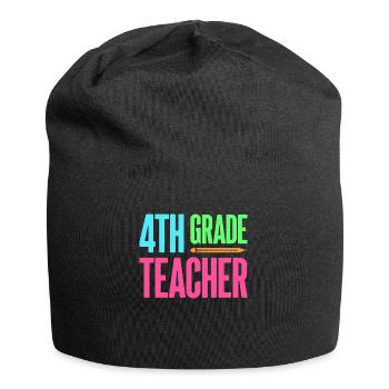4e année Enseignante éducatrice École de formation à l’emploi - Bonnet en jersey - noir - Devant