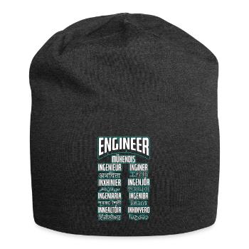 Ingénieur linguistique Carrière d’ingénieur - Bonnet en jersey - charbon - Devant