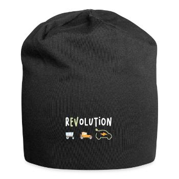 Révolution Électrique Électrique Voiture Électrique eauto - Bonnet en jersey - noir - Devant