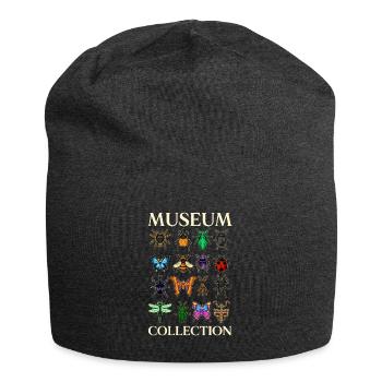 Collection du Musée des insectes et des papillons - Bonnet en jersey - charbon - Devant