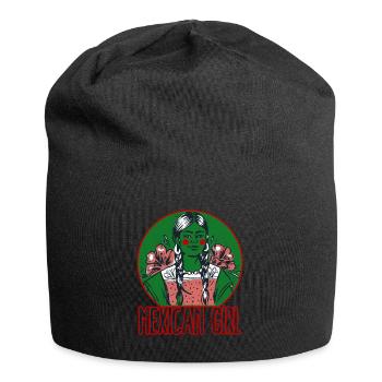 Mexican Girl Pride Latin America Latina Power - Jersey Beanie - black - Front