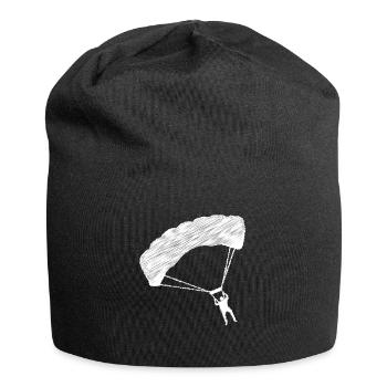 Parapente - (1) - Bonnet en jersey - noir - Devant