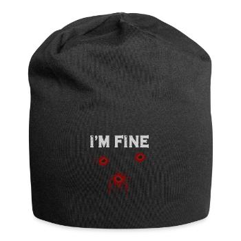 Costume d’Halloween Bullet Holes - Bonnet en jersey - noir - Devant