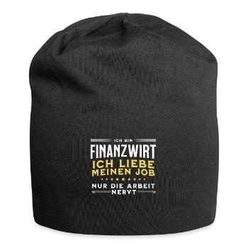 Finanzbeamter Finanzmanager Geld Job Arbeit - Jersey-Beanie - Schwarz - Vorne