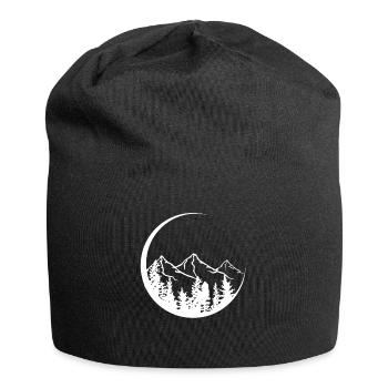 Cercle - Montagne - (2) - Bonnet en jersey - noir - Devant