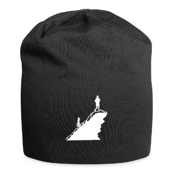 Mountain - Hiking - (23) - Jersey Beanie - black - Front