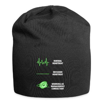 Management Consultant Manager Worker - Jersey-Beanie - Schwarz - Vorne