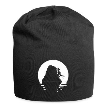 Circle and Reflection - Female Climbing - - Jersey Beanie - black - Front