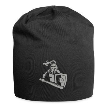 Chevalier médiéval de baseball - Bonnet en jersey - noir - Devant