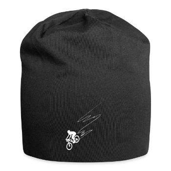 Ligne courbe - Cyclisme - (2) - Bonnet en jersey - noir - Devant
