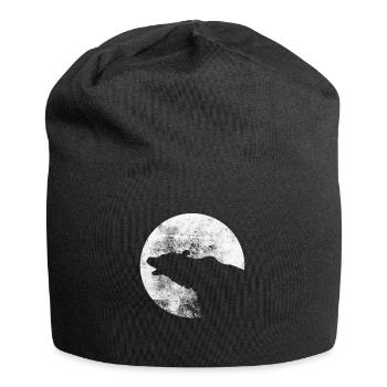 Lune - Ours - (2) - Bonnet en jersey - noir - Devant