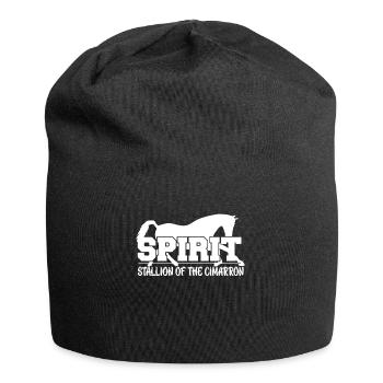 Ghost Stallion of Cimarron - - Jersey Beanie - black - Front