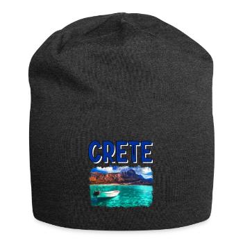 Kreta Urlaub Geschenk - Jersey-Beanie - Anthrazit - Vorne
