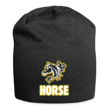 Horse 2 - - Jersey Beanie - black - Front