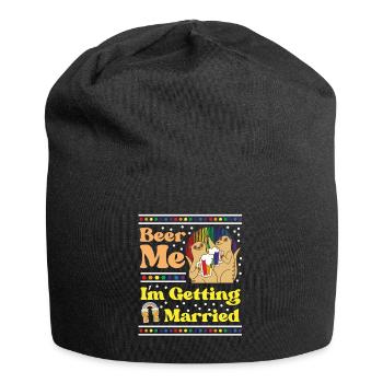 Beer Me - I'm Getting Married - Jersey Beanie - black - Front