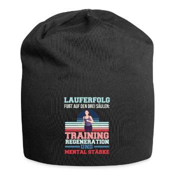 Running success - Jersey Beanie - black - Front