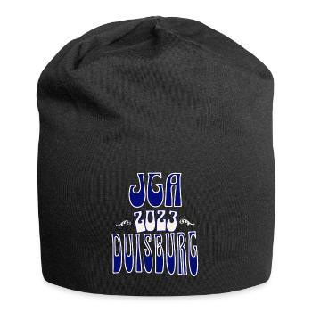 Duisburg JGA Junggesellenabschied 2023 für Fans - Jersey-Beanie - Schwarz - Vorne